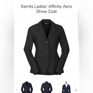 Equestrian Kerrits Ladies’ Affinity Aero Show Coat~ Size small. BNWOT